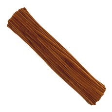 曼德哈比 彩色細毛根鐵絲, 100個, 棕色