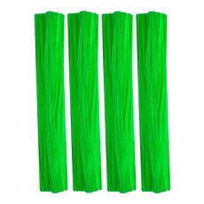 曼德哈比 彩色細毛根鐵絲, 400個, 嫩綠色