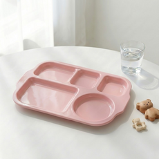 리빙메이트 에코젠 냠냠 식판, 스트로베리, 단품, 1개