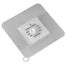 FANCY LIFE 地漏防臭矽膠墊 大款,20 x 20cm,灰色