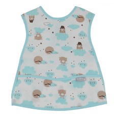 BABY&I 用餐防水背心式圍兜, 混色, 1件, 1入
