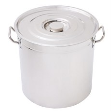 MASTAIN 強化大容量湯鍋 高湯不鏽鋼桶 30L, 35cm, 1個, 單一顏色
