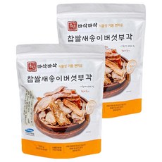 더국민 바삭 수제 새송이 부각, 200g, 2개