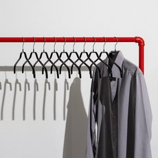 MAWA Silhouette防滑弧形衣架 41F, 10個, 黑色