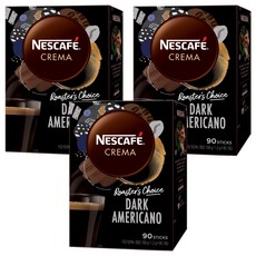 네스카페 크레마 다크 아메리카노 원두커피스틱, 1.2g, 90개입, 3개
