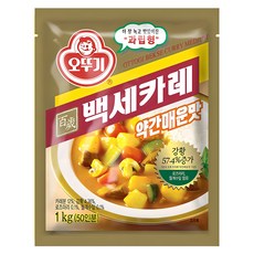 OTTOGI 不倒翁 百歲薑黃咖哩粉 微辣, 1kg, 1包