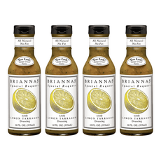 BRIANNAS 美國 檸檬龍蒿醬 全天然無脂, 355ml, 4瓶