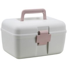 家用大容量收納急救藥箱 粉紅色, 1個