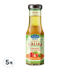 폰타나 이탈리안 드레싱, 270g, 5개