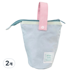 TODAY LIVING 馬卡龍大容量站立式筆袋收納包 CD_OST_AL22, 天空藍(CD_OST_AL228E), 2個