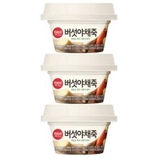 CJ Hetbahn 蘑菇蔬菜粥, 268g, 3個