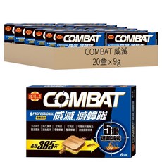 COMBAT 威滅 滅蟑隊 1.5g 6個, 20盒, 9g