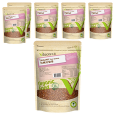 Vilson 米森 有機紅藜麥 200g，無殘農，無化肥，紅藜脫殼，南美紅藜，全素, 6包