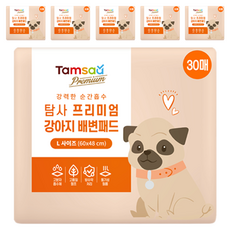 탐사 프리미엄 강력흡수 배변패드 라벤더향, 30개입, 6개