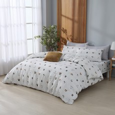 Ishur 伊舒爾 雲絲棉涼被床包4件組