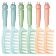 Hair Best Cutie Comb 卡通髮梳 兔子斧頭梳 3件組, 混合顏色, 2個