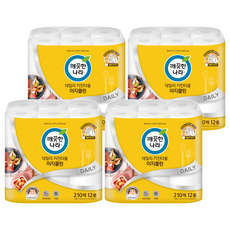 KleanNara 可綠納樂 Easy Clean 捲筒式廚房紙巾 - 100%天然紙漿 210枚, 12捲, 4袋