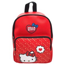 Hello Kitty PU 紅色兒童背包, 1個, 小童