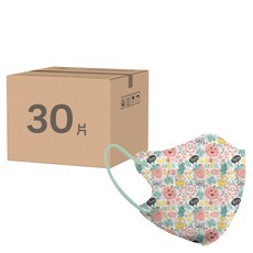 JUN 郡昱 兒童立體醫療口罩, 水果日記, 30片, 1盒