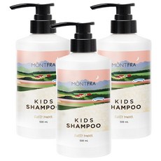 몽프라 키즈 샴푸 플러피파우더, 3개, 500ml