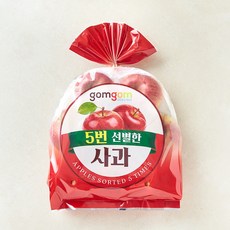 곰곰 5번 선별한 못생겨도 맛있는 사과, 1개, 1.5kg(7~12입)