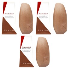 THANN 아로마틱 우드 라이스 그레인 솝 바 시트러스향, 100g, 3개