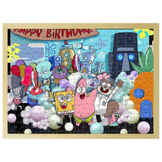 오와이규 액자 포함 직소 퍼즐, 7, 1개, 500피스