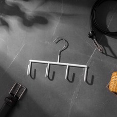 MAWA 衣物皮帶掛架, 1個, 白色