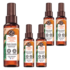 YVES ROCHER 伊夫黎雪 香體和頭髮噴霧芒果香菜香味, 100ml, 5瓶