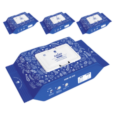 Saleo 烘衣機專用乾衣紙 纖維柔軟劑 花麝香 正品, 80入, 4個