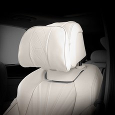 AIMBAN 車用第一排頭枕 LITE 頸枕, 1個, 象牙白