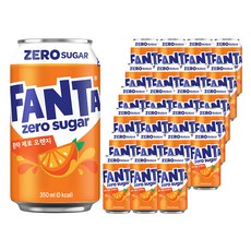 환타 제로 오렌지향, 350ml, 24개
