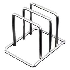 YoGoMoJi 304不鏽鋼廚房鍋蓋砧板架, 單一顏色, 1個