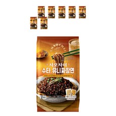 차오차이 수타식 유니짜장면 720g 2인분, 8개