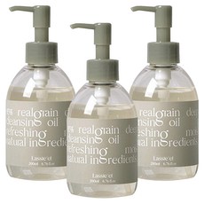 Lassie'el 穀物卸妝油, 200ml, 3瓶