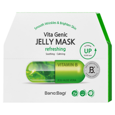 BANOBAGI 佰諾佰琪 台灣公司貨 舒緩鎮定維生素果凍面膜 30g, 10片, 1盒