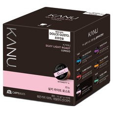 KANU Dolce Gusto兼容咖啡膠囊 Silky Light Roast, 7g, 16顆, 1盒