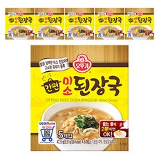 OTTOGI 不倒翁 簡易大醬湯, 6盒, 47.5g