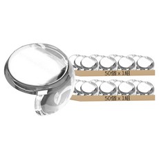 透明防撞角 50個, 透明色, 2組