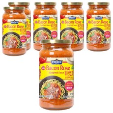 오뚜기프레스코 베이컨로제 스파게티 소스, 600g, 6개