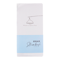 conifer 綠的事務 燈語紙間系列 車線方格筆記本 適用TN筆記內頁 SB312502, 霧霜灰, 1本