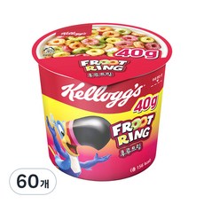 후루트링 컵 시리얼, 40g, 60개