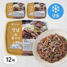 에브리쿡 양념 소불고기 (냉동), 300g, 12개