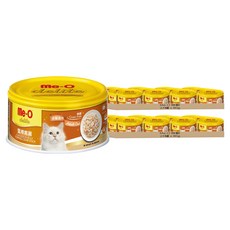 Me-O 咪歐 小確幸貓罐, 蟹棒嫩雞, 80g, 48罐