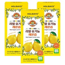 HOLIDAYS NFC檸檬汁隨身包 14條入, 280g, 3盒