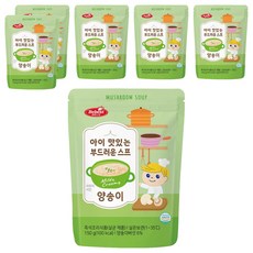 베베스트 아이 맛있는 부드러운 스프, 양송이, 150g, 6개