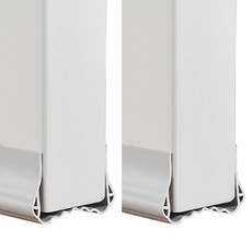 Yoromkorom 門縫擋條 防風 隔音 遮光 門縫擋條 灰色, 2個