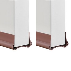 Yoromkorom門縫隙擋風隔音防光門縫隙擋風條 棕色, 2個