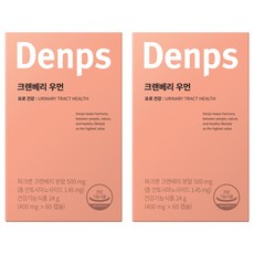 Denps 克蘭莓女性護理膠囊 24g, 2個, 60片