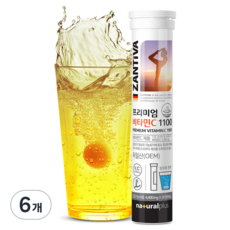 잔티바 프리미엄 비타민C 1100, 20정, 6개